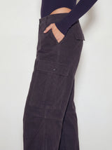 Oversized Bungee Hem Cargo Pants