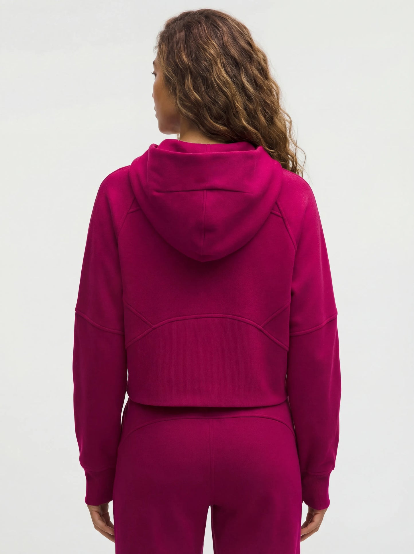 Oversized Cotton Blend Waist Hoodie with Thumbholes