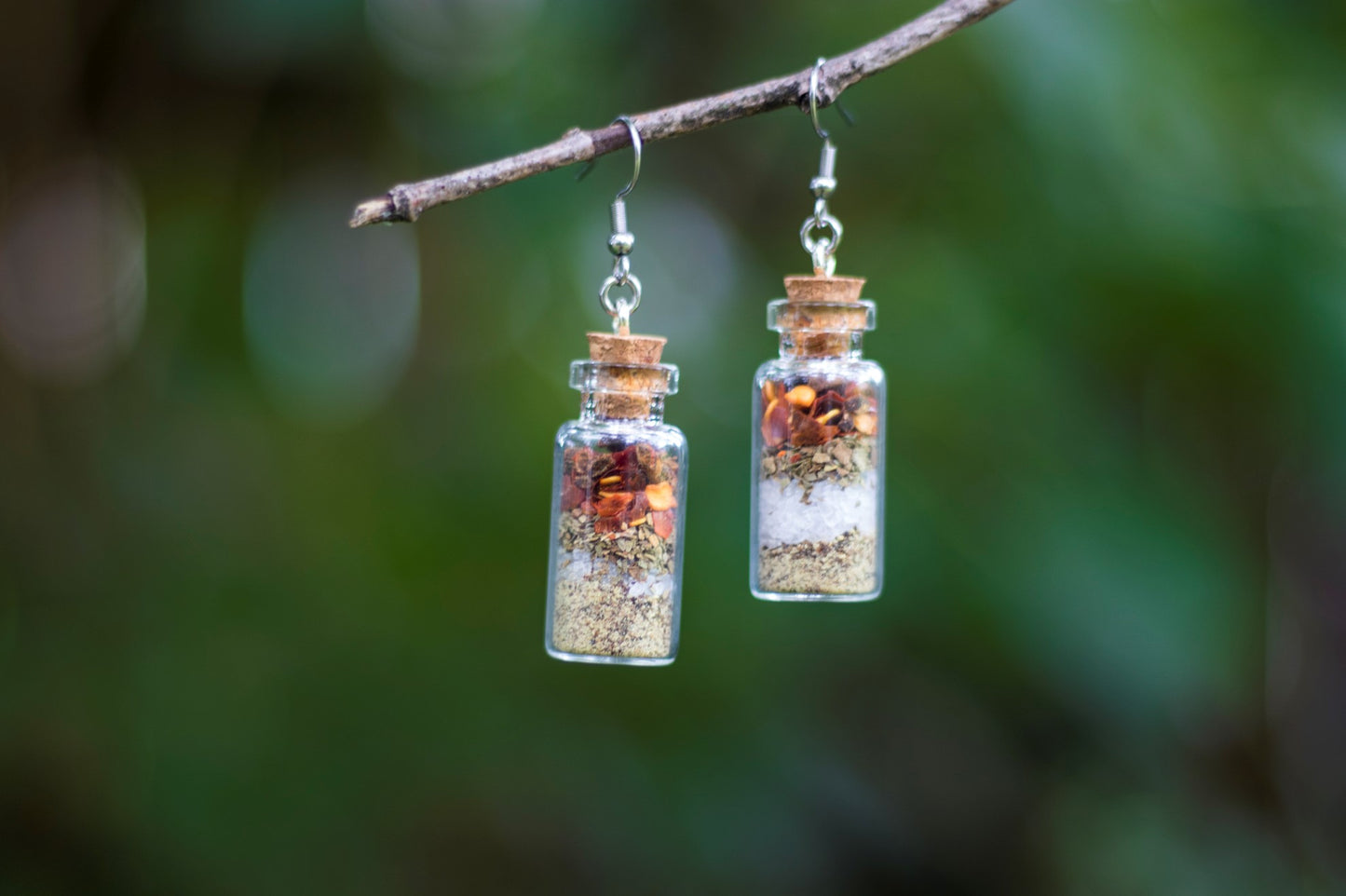 Clean & Cleansed Spell Jar Earrings