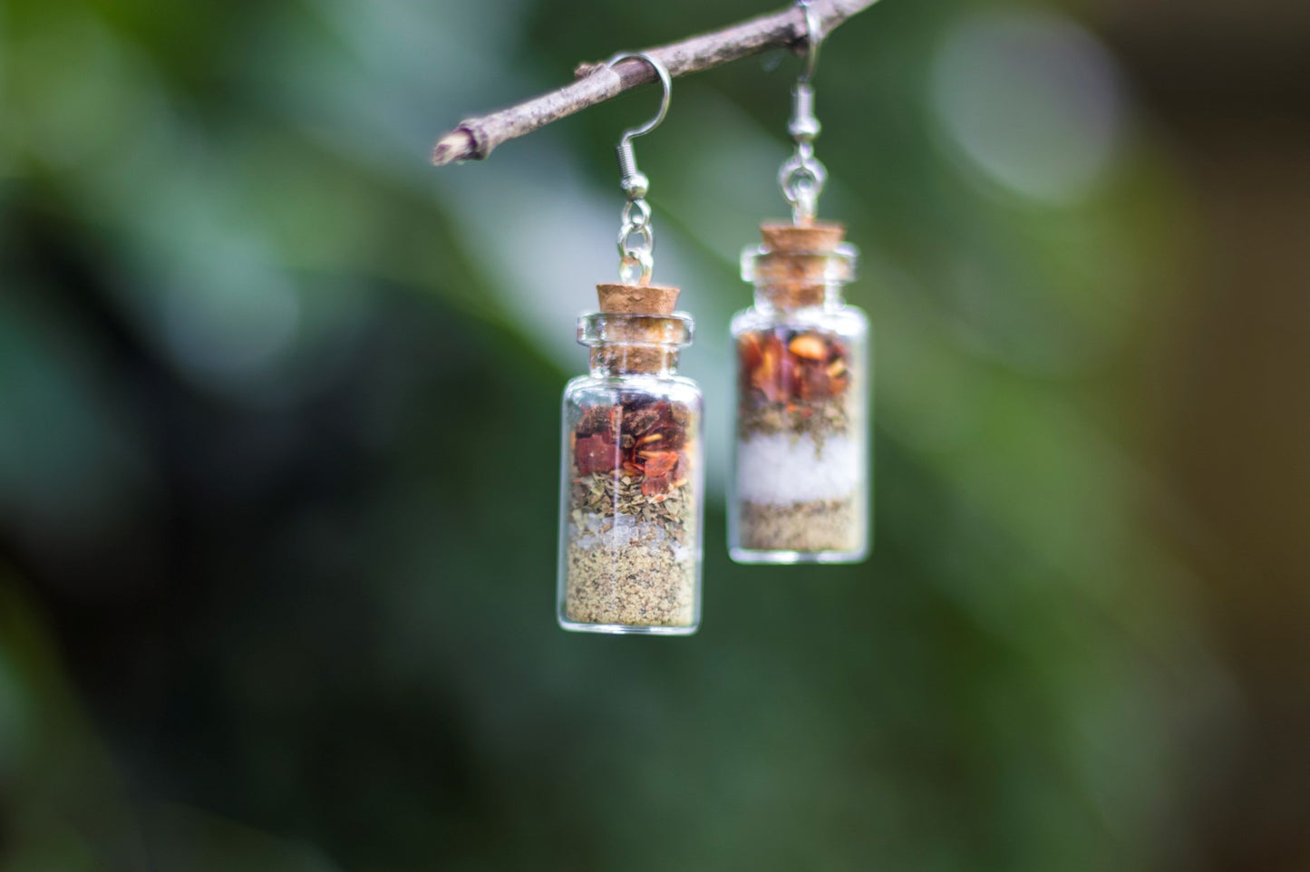 Clean & Cleansed Spell Jar Earrings