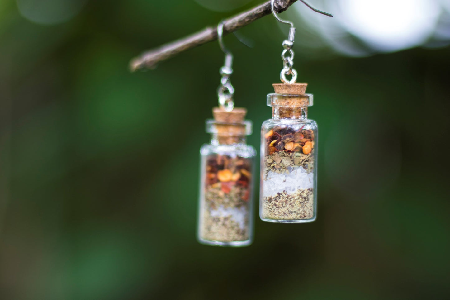 Clean & Cleansed Spell Jar Earrings