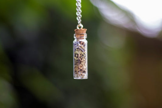 Positive AF Spell Jar Necklace