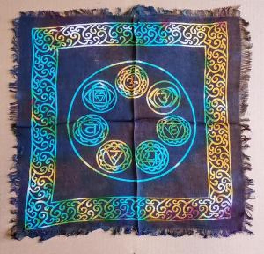 Seven Chakra Altar Cloth